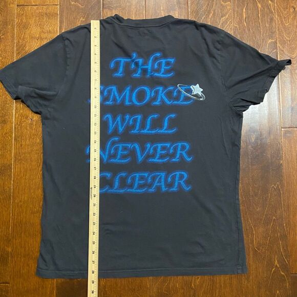 Hollister x Pop Smoke Memorial Rap Rapper Tee Washed Black Men's Size Large - Picture 8 of 8